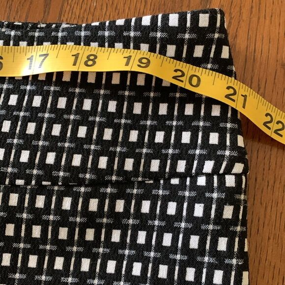 MARGARET M Skirt women’s XL black and white stretchy elastic waist pull on. - Picture 6 of 7